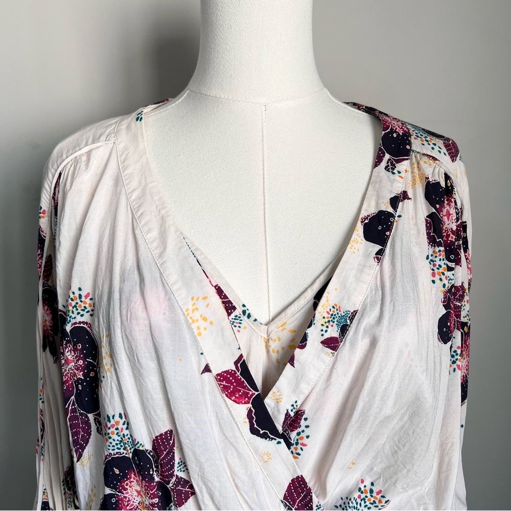 Free People Tuscan Dreams Tunic Blouse Size XS - Picture 3 of 11